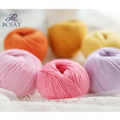 China Anti-pilling retail and wholesale 100% pure pure Merino wool superfine yarn for hand knitting, crochet baby sweaters, 30g ball with 90 meters long for sale