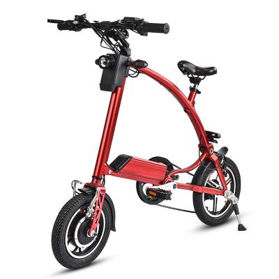 China Aluminum Alloy Hot Sale 36v 350w Brushless Motor Electric Folding Electric Bike for sale