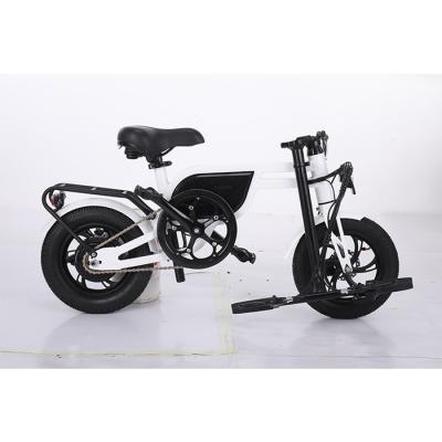 China New 350w ultra light alloy lithium aluminum small folding powered electric bike for sale