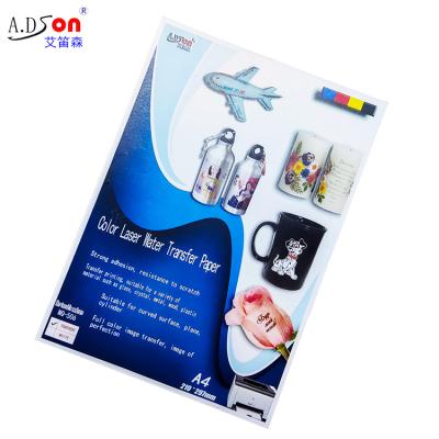 China Factory free sample design high quality A4 laser printing water slide water transfer marked water transfer paper printing paper for sale