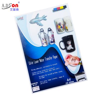 China Transfer Printing High Quality Design Amazon Hot Sale Laser Printing Water Slide Water Marked Water Transfer Paper Printing Paper for sale