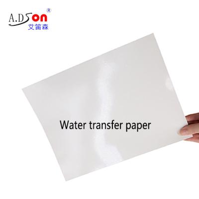 China Transfer Printing Design Free Sample Water Slide Decal Transfer Printing Paper White Or Clear Basic Water Transfer Inkjet Printing Water Transfer Paper for sale