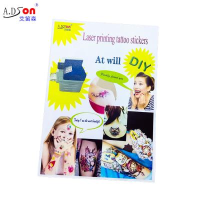 China Free Sample Temporary Cheap Price Hot Selling Tattoo Sticker Body Ornament Can Print Tattoo Paper Water Transfer Printing Tattoo Paper for sale