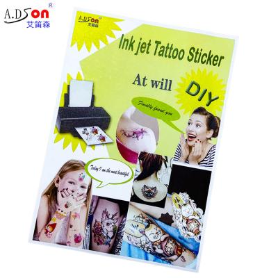 China A.DSon Temporary Maker DIY Inkjet Tattoo Paper Printing Decoration Printing Tattoo Paper Stickers for sale