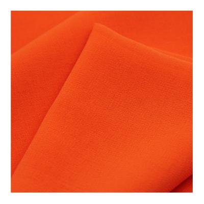 China Orange Silk Garment Korea Chiffon Fabric Dress Composition Chiffon Fabric Anti-Static for sale