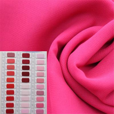 China Wholesale Custom Hot Sale Anti-Static Solid Color 100 D Multicolor Polyester Simple Chiffon Fabric 100% Chiffon Fabric for sale