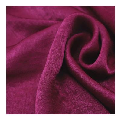 China Anti-Static Imitation Chiffon Velvet Shiny Silk Fabrics For Dresses for sale