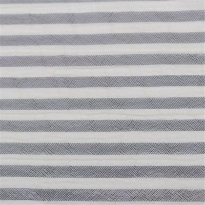 China Anti-static hot sales polyester printed crepe dobby stripe chiffon fabric for blouse for sale