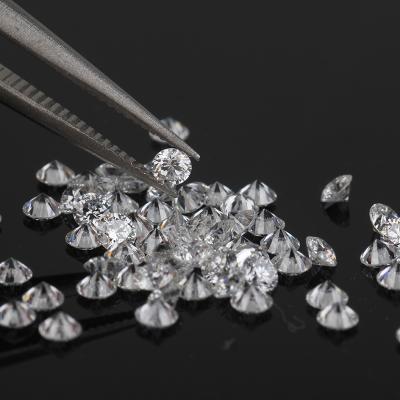 China Round Brilliant Cut 0.8mm - 2.0mm DEF Color VS CVD Polished Diamond 0.8mm-2.0mm Good Clarity Diamond Loose Gemstone Lab Grown HPHT for sale