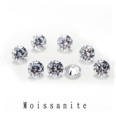 China Sic Factory Price Loose Moissanite Gemstone Round White Diamond 8mm Super Brilliant Def Mossanite/moisanite for sale