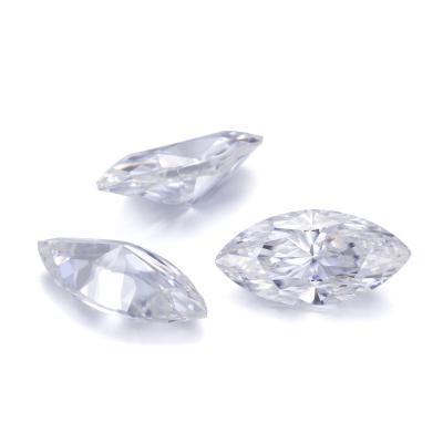 China Excellent Synthetic Vvs1 Sic Wholesale Diamond Marquise Shape Moissanite White for sale