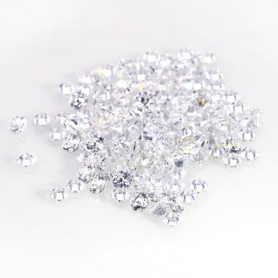 China Sic Lab Grown Diamond 0.7mm-2.8mm White Round Brilliant Small Size Moissanite Loose Stone for sale