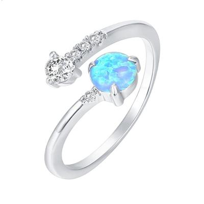 China Romantic Romantic 925 Sterling Silver Ring Engagement Gold Plated Rings For Women for sale