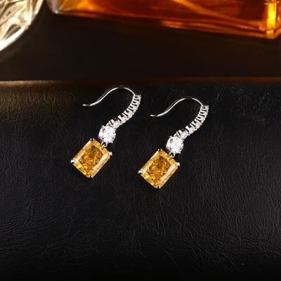 China 2021 new styles romantic fashion earrings 925 jewelry earrings hot sale drop earrings for party for sale