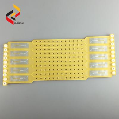 China Factory supply silk printing disposable RFID custom hospital wristbands for sale