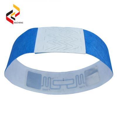 China I Code Sli RFID Disposable Eco-Friendly Paper Wristband for sale