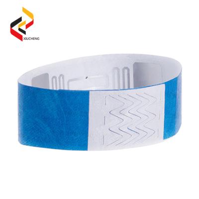 China Fashion Wearable UHF Alien H3 RFID Paper Wristband for Sports Event for sale