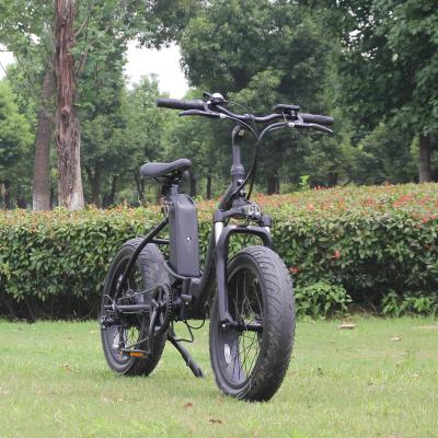 China Hot Selling Aluminum Alloy 20 Inch 4.0 Tire Electric Fat Bike 48v 500w Folding City Electric Women Bike For Beach for sale