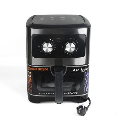 China Household New Design 2400W 10L Electric Mechanical Air Fryer With Visible Window for sale