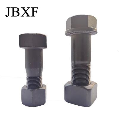 China JBXF12.9 Excavator And Bulldozer Sprocket Segment Bolt Nut Hexagon Track Bolt And Nut for sale