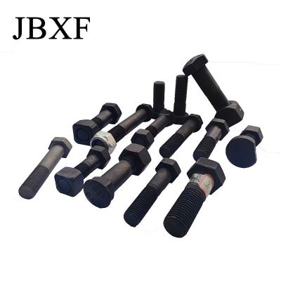 China 40Cr Steel Tooth Block Bolt With Nut 7H3598  Dozer Excavator Track Bolt for sale