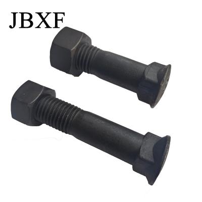 China Customization Excavator Plow Bolt Grade 8 Flat Head Plow Bolts  Forging & Casting for sale