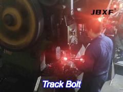 1.5-3.5mm excavator track bolt with black oxide finish hardness hrc22-32