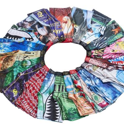 China 2022 New Custom Logo Boxers Antibacterial Clip Fit Boxer Shorts Mens Underwear for sale