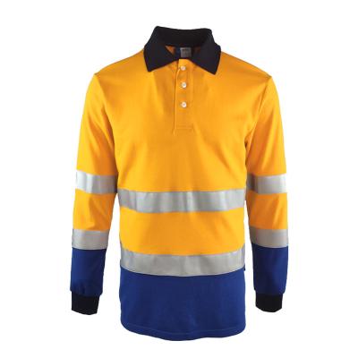 China Flame Retardant Fire Resistant Clothing 150g Electrican Safety Long Sleeve Shirt for sale