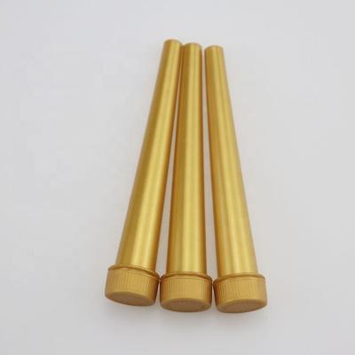 China Factory Price Pharmaceutical Wholesale Empty Plastic Tubes Gold Plastic Conical Tubes Smoking Accssories for sale