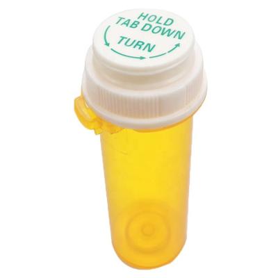 China Reversible Medicine Storage Cap 120ml 60DR Child Safety Plastic Bottle for sale