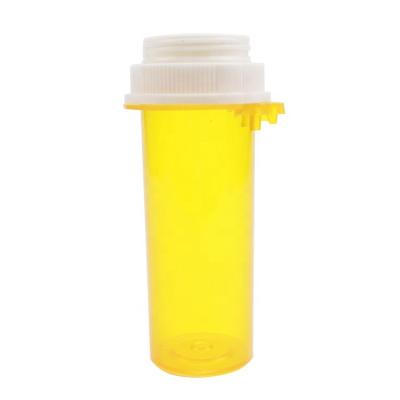 China 60dr Pharmaceutical Thumb Tab Vials With Reversible Caps Medicine Pill Prescription Bottles Vials Containers for sale