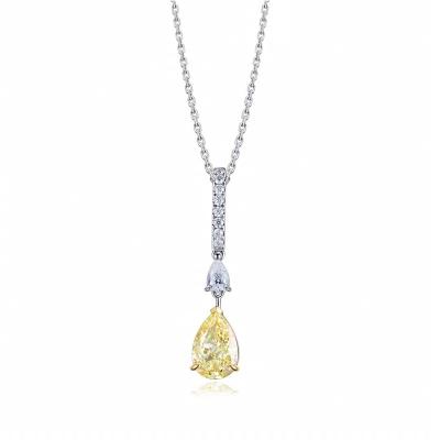 China Other Fashion Anster diamond 2ct pear cut necklace for sale