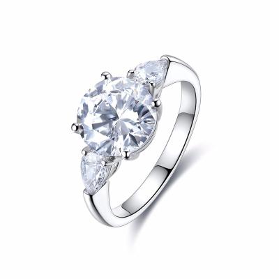 China Other Fashion Anster diamond  2.0ct Round Brilliant Cut ring for woman for sale