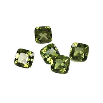 China Natural stone Peridot Oval Premium Quality Custom Cut Bulk Green Gemstone Jewelry Making Natural Peridot for sale