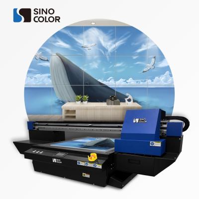 China 2400dpi Double Heads A1 Glass High Quality 6090 Size UV ​​Flatbed Printer With Negative Printer for sale