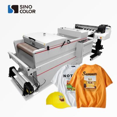 China Heat Transfer Printing On Garment Factory Price High Speed ​​2 Heads PET Film DTF Printer Powder Heating Machine For Heat Transfer On Bag Etc. shoes t-shirt for sale