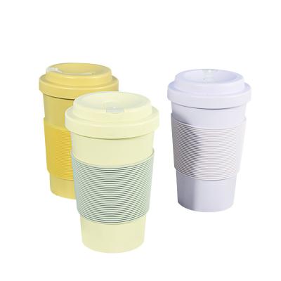 China Eco-Friendly PLA 420ml Reusable Coffee Cup 15Oz High Quality Reusable Colorful Custom Mug Viable Gift for Kids and Adults for sale