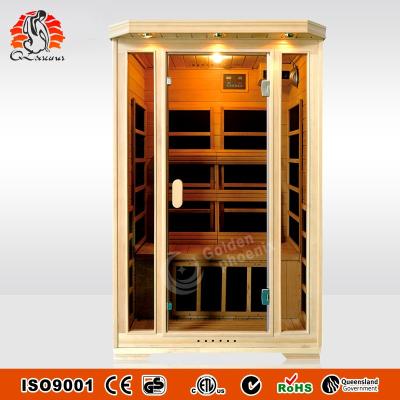 China Hot Selling Computer Control Panel Sauna Cabin G2P 2 Person Infrared Sauna for sale