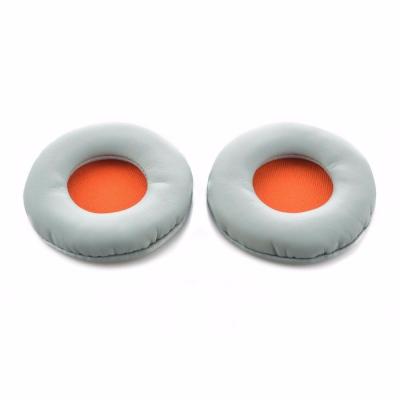 China MDR-ZX600 ZX600 Headphone Replacement Ear Cushion Ear Cups Ear Cover Earpads (Gray leather & Orange Mesh) for sale