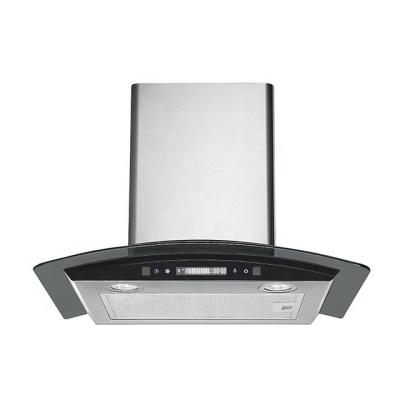 China Household S/S Curved Glass Cooker Hood Range Hood For Kitchen Home Used Traditional Electric Extractor Hood Fireplace for sale