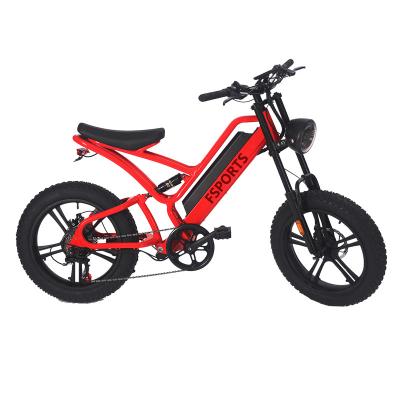 China Chinese Cheap 20 Inch Wholesale Electric Road Bike Aluminum Alloy Fat Tire Mountain Bike Electric Bicycle for sale