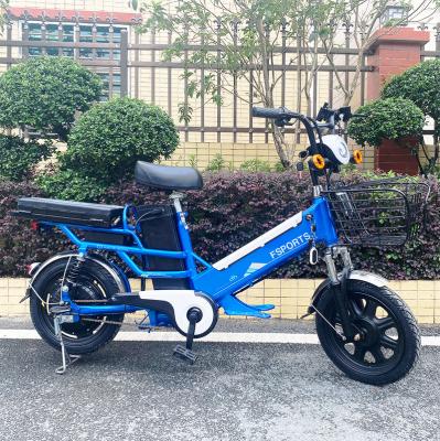 China Wholesale Cheap Far Range Carbon Steel 350W 100-120km Long 16 Inch Tire Fat Chopper Road Bike Electric Bicycle for sale