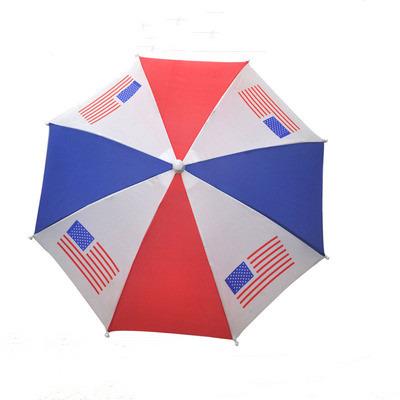 China Modern Custom Flag Fan Parasol Umbrella Head Fishing Umbrella For Football Party for sale