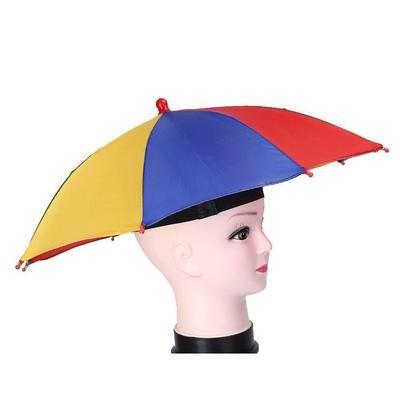 China Modern popular outdoor rainbow striped fishing umbrella with elastic head cover patio umbrellas for sale