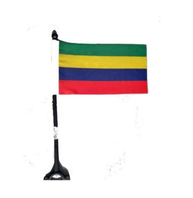 China Direct Hotel and Resort Africa Cup Bicycle Flag Digital Spray Advertising Flag Outdoor Sports Propaganda Flag for sale