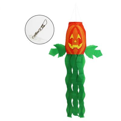 China Halloween Decorations Pumpkin Grin Wind Sense Gauge FLYING Outdoor Hanging Flag for sale