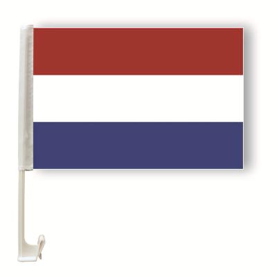 China FLIGHT 2021 Hot Sale Dutch Car Flags White With Car Flagpole for sale