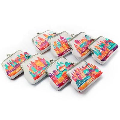 China 100% New Traveling Pockets Eco-Friendly Souvenir Abstract City Series Jewelry Custom Mini Wallet for sale