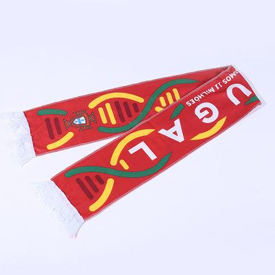 China The Promotional Long Football Factory Supply Football Club Scarf Knitted Sports Scarf for sale